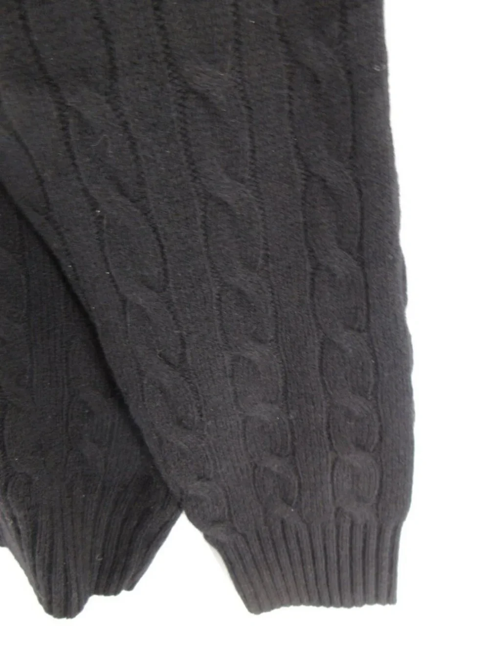 Polo Ralph Lauren Sweater 3XB Wool Cashmere Cable Knit Pony Crewneck